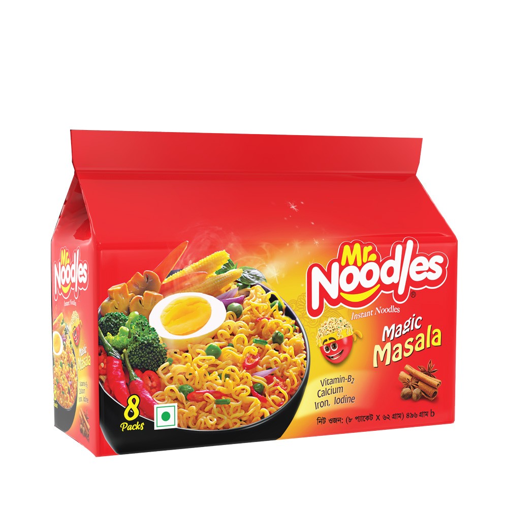 Mr. Noodles ম্যাজিক মসলা নুডলস 8 pack