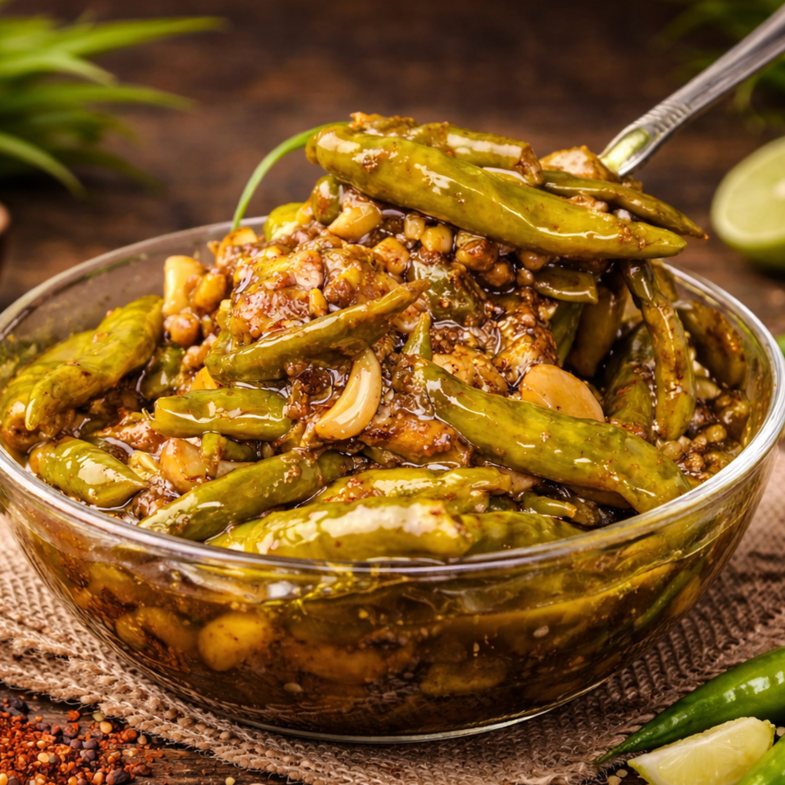 কাঁচা মরিচের আচার